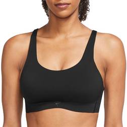 Nike Alate Coverage Women's Light-Support Padded Sports Bra - Black/Cool Grey