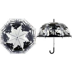 Esschert Design forest & stag umbrella see through dome 31" diameter brolly