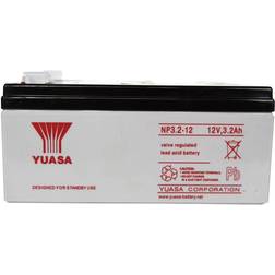 Yuasa NP3.2-12 Blybatteri 12 V 3.2 Ah Blyfleece B x H x T 134 x 64 x 67 mm Fladstik 4,8 mm Vedligeholdelsesfri