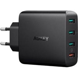 Aukey 4-Port USB Wall Charger with QC 3.0 Bestillingsvare, 9-10 dages levering
