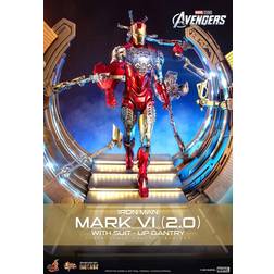The Avengers Iron Man Mark VI 2.0 With Suit-Up Gantry Action Figur 1/6 32 cm