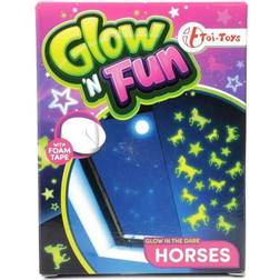 Toi-Toys Glow n Fun Glow in the Dark Horses Fjernlager, 5-6 dages levering