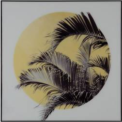BigBuy Home Canvas Palm tree 100 Framed Art