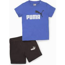 Puma Sæt Minicats Royal Sappire/Sort år 98 T-Shirt