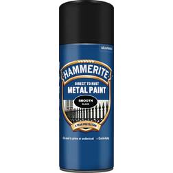 Hammerite Direct to Rush Smooth Finish Metalmaling Sort 0.4L