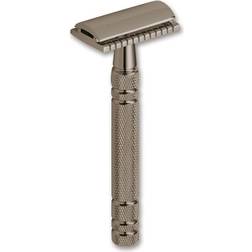 Böker safety razor boraso gunmetal grey metal shaver wet razor