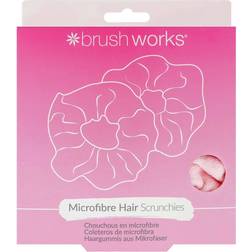 Brushworks Microfibre Hair Scrunchies 2pcs