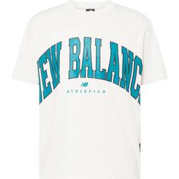New Balance Uni-ssentials Warped Classics T-shirt - Sea Salt Heather