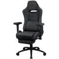 AeroCool ROYALSLATEGR Premium Ergonomic Gaming Chair Legrests Aerosuede Technology Grey