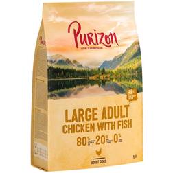 Purizon 1kg Large Adult Kylling & Fisk kornfrit hundefoder