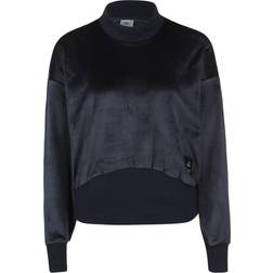 adidas Holidayz Velvet Sweat Navy, Navy, 2Xs, Women