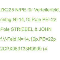 Striebel & John reihenklemmenmodul zk225 n/pe-klemme für verteiler-feld z.b. ks215