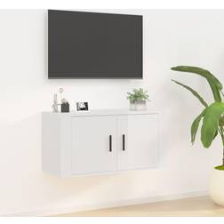 vidaXL væghængt tv-skab højglans TV-bord