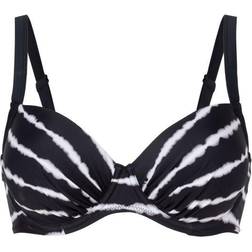 Wiki Balconette Bikini Top - Black/White