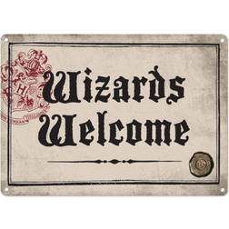 Harry Potter Wizards Welcome Tin Skilt