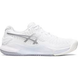 Asics Gel-Resolution Clay Women White/Pure Silver