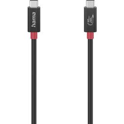 Hama Cable USB-C USB4 Gen3 Black 1.0m