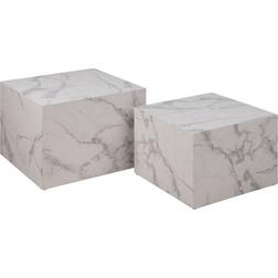 AC Nordic Dice hvidt marmor-look Sofabord