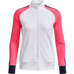 Under Armour Women's Storm Midlayer Full Zip Jacket - White/Pink Shock