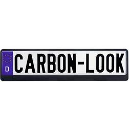 HP Autozubehör Carbonlook Plastic Nummerpladeholder Carbon