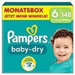 Pampers Baby Dry bleer str.6 13-18kg månedskasse