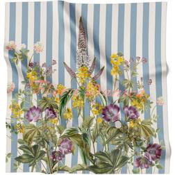 Flora Danica Denmark Striped Flower Meadow silketørklæde