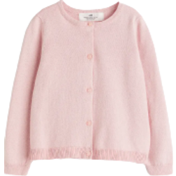 H&M Fine Knit Cotton Cardigan - Light Pink