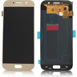 Samsung Front LCD Asm Gold SM-A520 Galaxy A5 Fjernlager, 2-3 dages levering