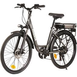 Nilox Elektrisk cykel J5 Plus Grå Sort/Grå 25 km/h 26"
