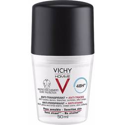 Vichy Homme 48H Anti-Perspirant Anti-Stains Deo Roll-on 50ml 1-pack