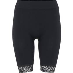 Decoy Seamless Lace Shorts - Black