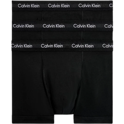 Calvin Klein Cotton Stretch Trunks 3-pack - Black Wb