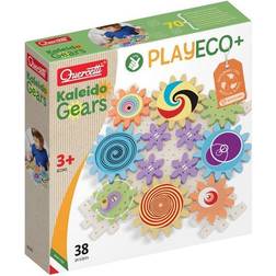 Quercetti Play Eco Kaleido Gears bioplast-byggesæt med tandhjul Bestillingsvare, leveringstiden kan ikke oplyses