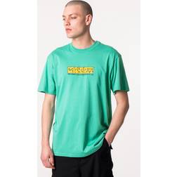 Carhartt WIP Heat Script T-Shirt Aqua Green