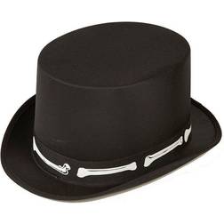 Viving Costumes Knochen Top Hat 59 cm, One Size