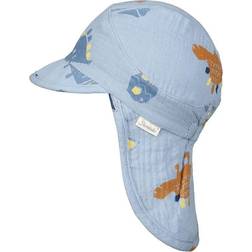 Sterntaler Schirmmütze mit Nackenschutz Dinosaurier hellblau