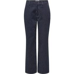 Only Nehva Jeans - Dark Blue/White Striped