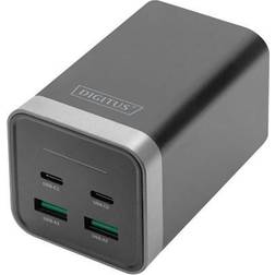 Digitus power adapter GaN.universal USB 24 pin USB-C 150 Watt Bestillingsvare, leveringstiden kan ikke oplyses
