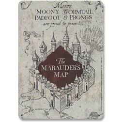 Logoshirt Harry Potter Tin Sign Marauders Map Plakat