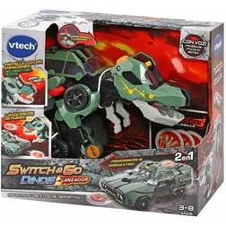 Vtech Super robot der kan ændres Switch & Go Dinos Sport T-Rex Dinosaur Bil Lyd 22 x 10 cm