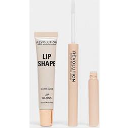 Makeup Revolution Lip Shape Kit Warm Nude-Neutral Warm nude No Size