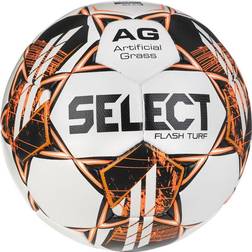 Select Fodbold Flash Turf Kunstgræs V23 Hvid/Orange Ball SZ