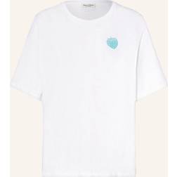 Marc O'Polo Tshirt, Short Sleeve, Round Neck Kvinde T-shirts hos Magasin White