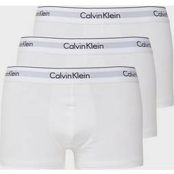 Calvin Klein Underwear Trunk 3PK Briefs White