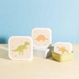 Sass & Belle Desert Dino Lunch Boxes Set of 3