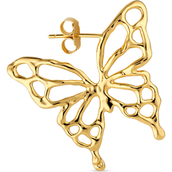 Jane Kønig Butterfly Right Earring - Gold
