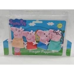 Peppa Pig Gurli Gris og Familie Fingerdukker 4-Pak På lager 1-2 dages levering