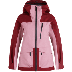 Peak Performance Vertical 3L Jacket W - Better Root/Rogue Red