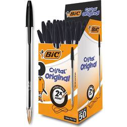 Bic Cristal Original Ballpoint Pens Black 50 pack