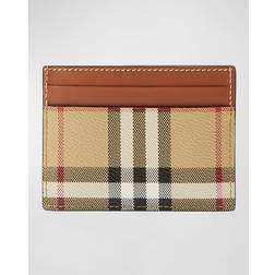 Burberry Archive Beige Check-print Faux-leather Card